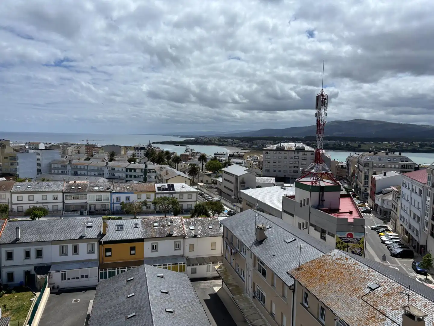 Exterior view of Attic for sale in Foz  with Heating, Terrace and Furnished