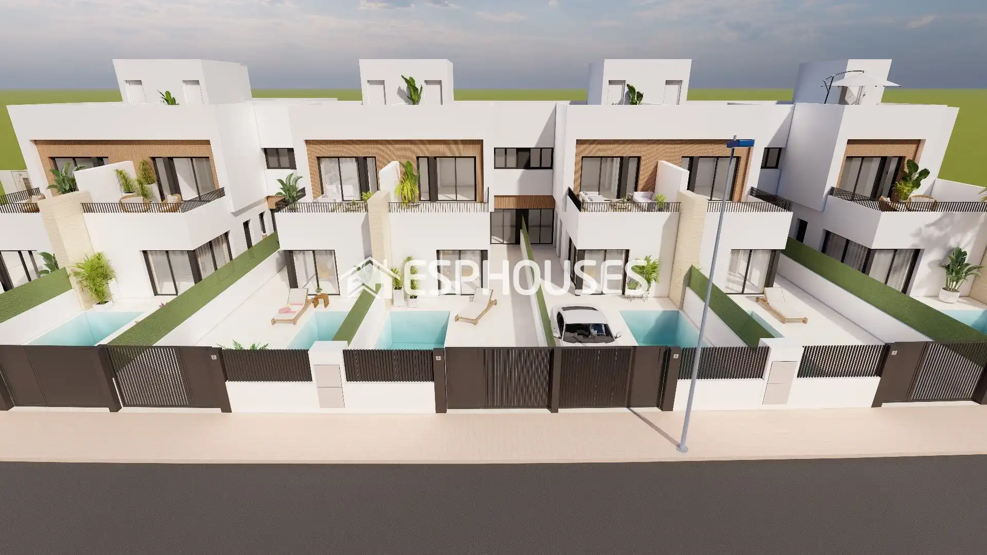 Doppelhaushälfte mit Terrasse zum Verkauf in Santiago de la Ribera, imagen 9