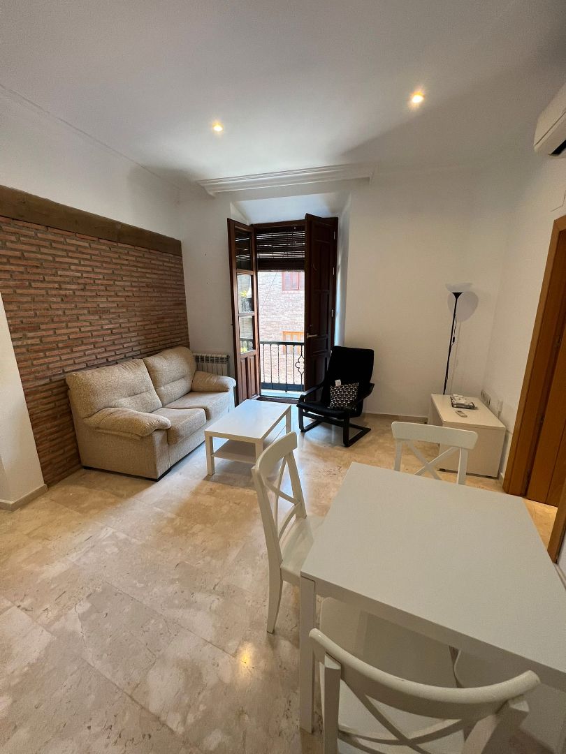 Living room of Flat to rent in  Granada Capital  with Air Conditioner, Heating and Furnished