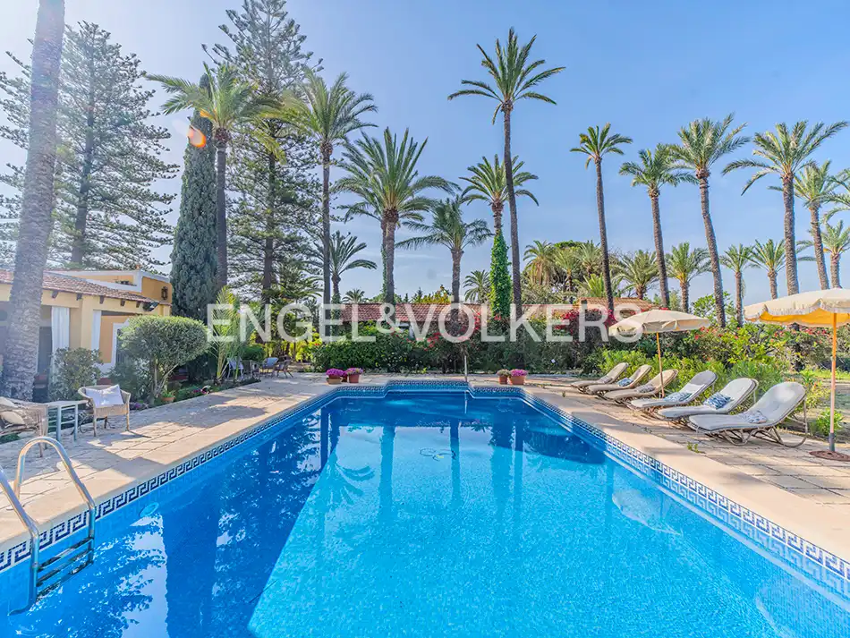 Piscina de Casa o xalet en venda en Elche / Elx amb Calefacció, Jardí privat i Terrassa