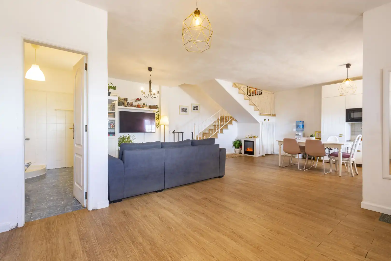 Sala de estar de Casa adosada en venta en San Cristóbal de la Laguna con Jardín privado y Terraza