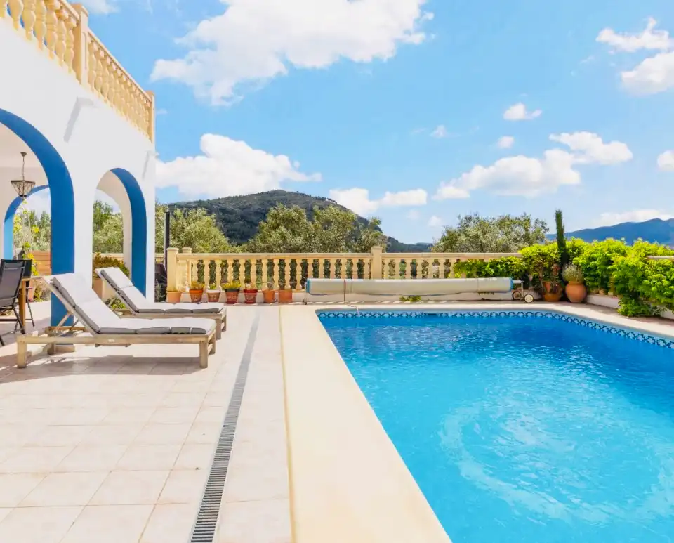 Swimming pool of Houses for sale in Murla  with Air Conditioner, Heating and Private garden