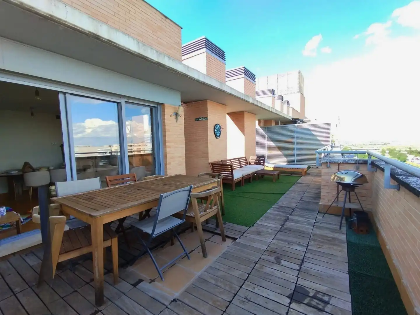 Terraza de Ático en venta en Madrid con Aire acondicionado, Calefacción y Parquet