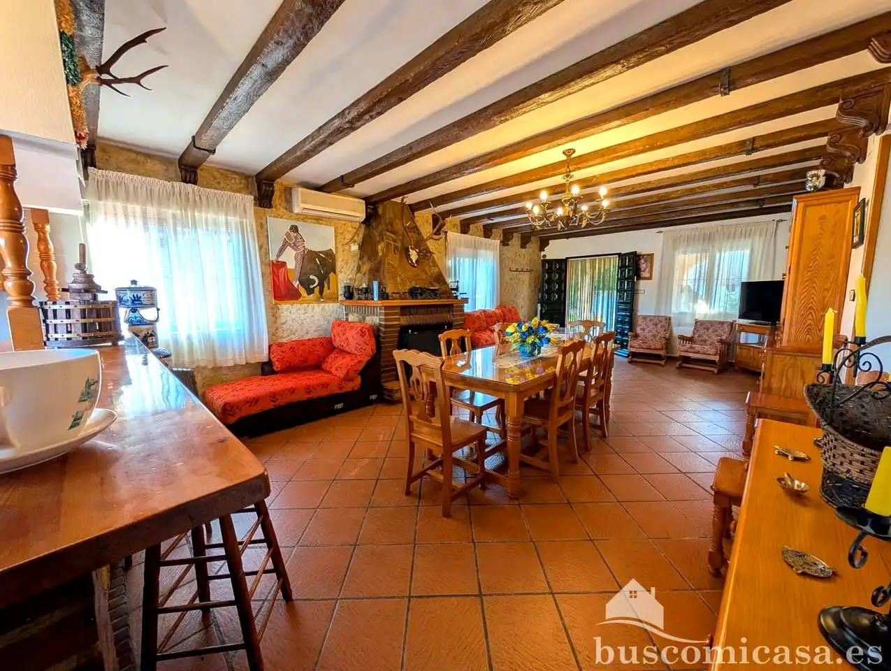 Comedor de Piso de alquiler en Linares con Aire acondicionado y Amueblado