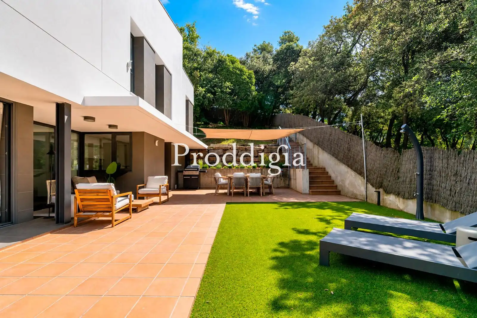 Terraza de Casa o chalet de alquiler en Barcelona con Aire acondicionado, Calefacción y Amueblado