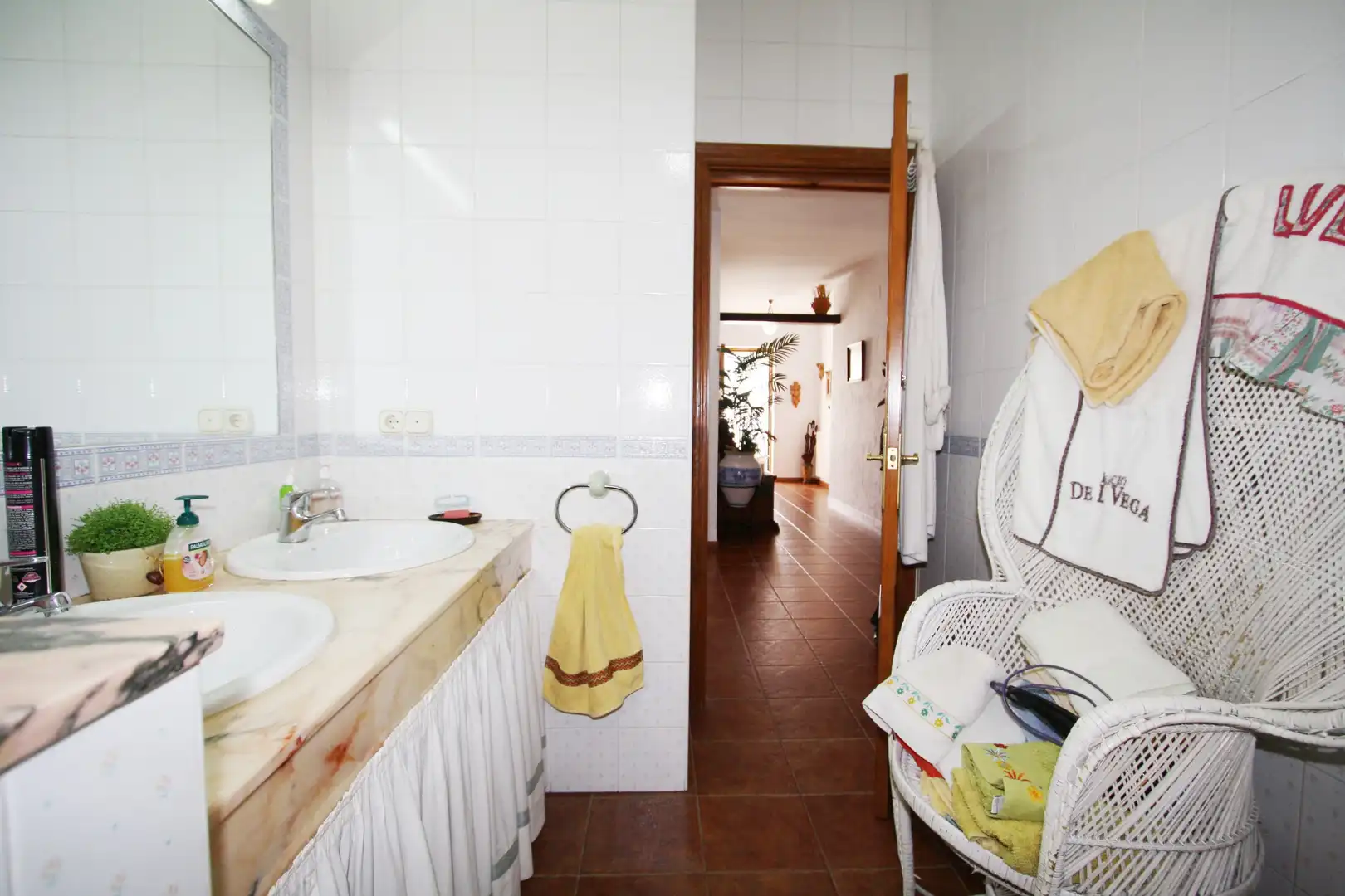Bany de Casa o xalet en venda en Albacete amb Aire condicionat, Jardí privat i Terrassa