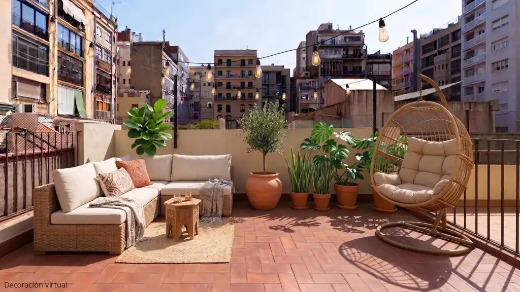Terrassa de Apartament en venda en Barcelona amb Calefacció, Terrassa i Balcó