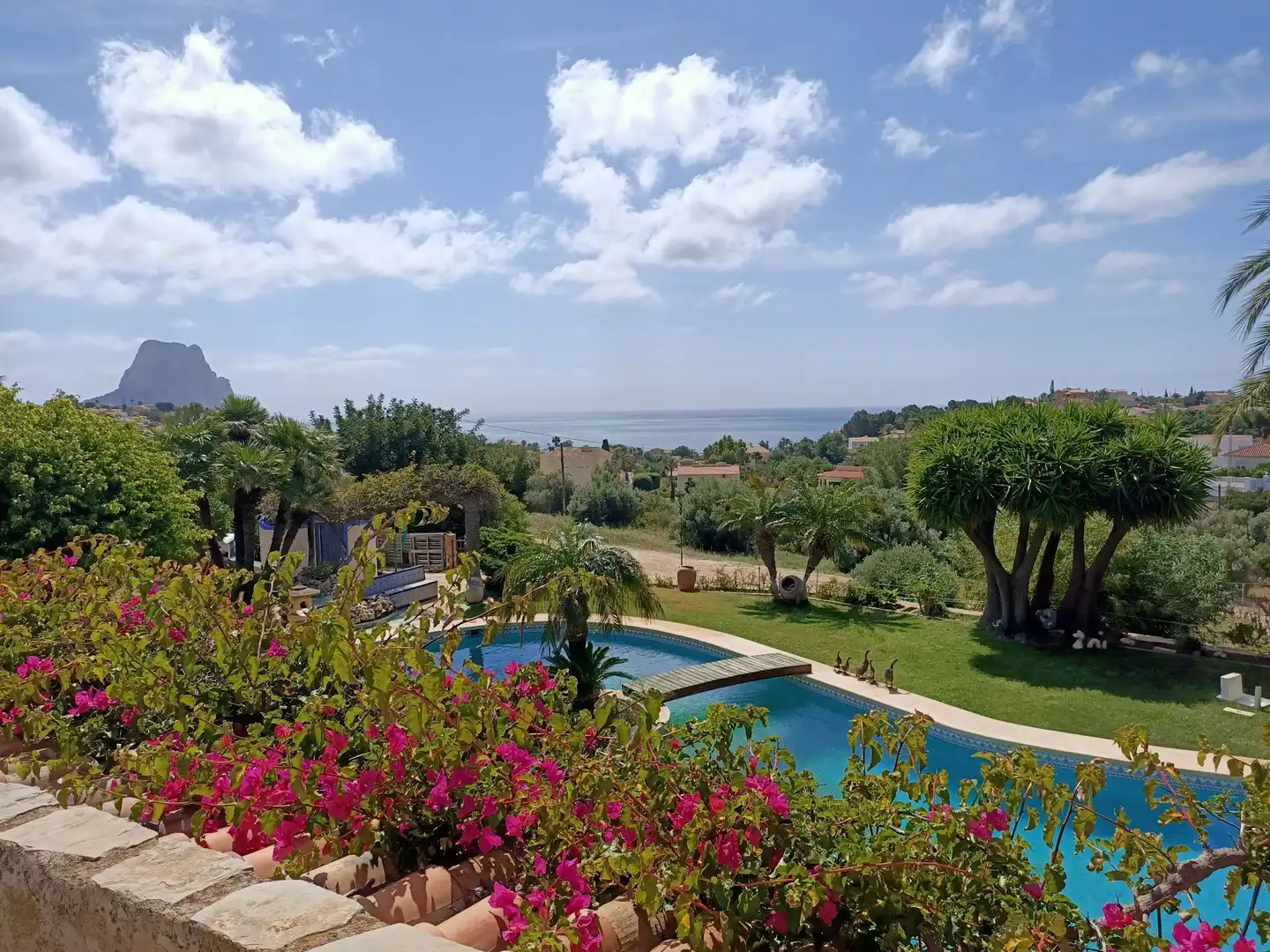 Jardí de Casa o xalet en venda en Calpe / Calp amb Aire condicionat, Jardí privat i Piscina