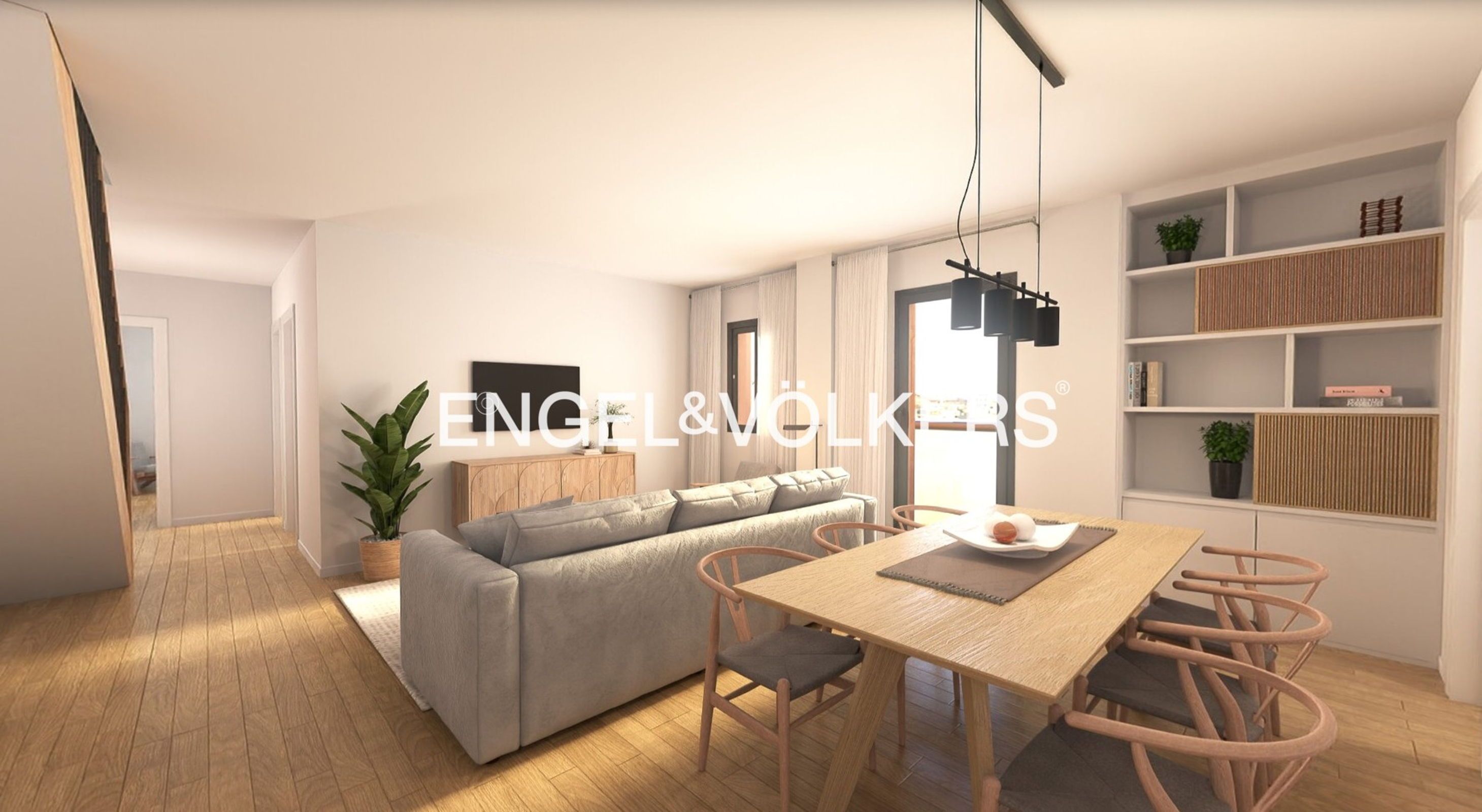 Living room of Apartment for sale in Montcada i Reixac  with Air Conditioner, Heating and Parquet flooring