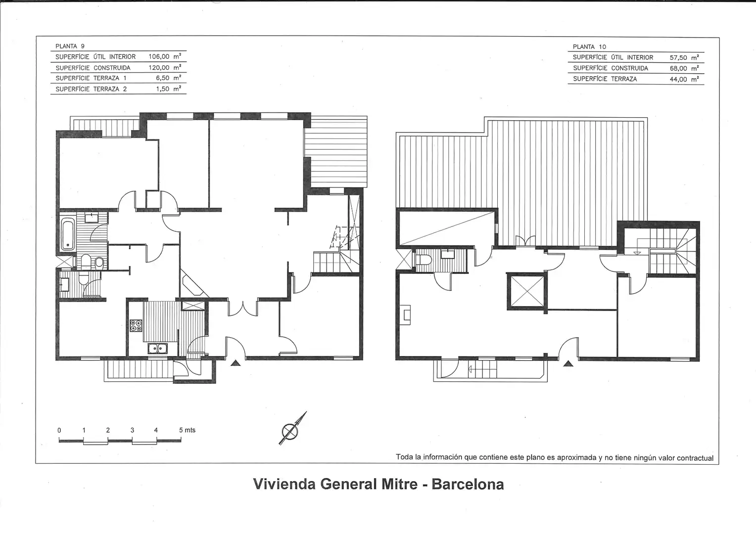 Penthouse with terrace for sale in Ronda del General Mitre, imagen 27