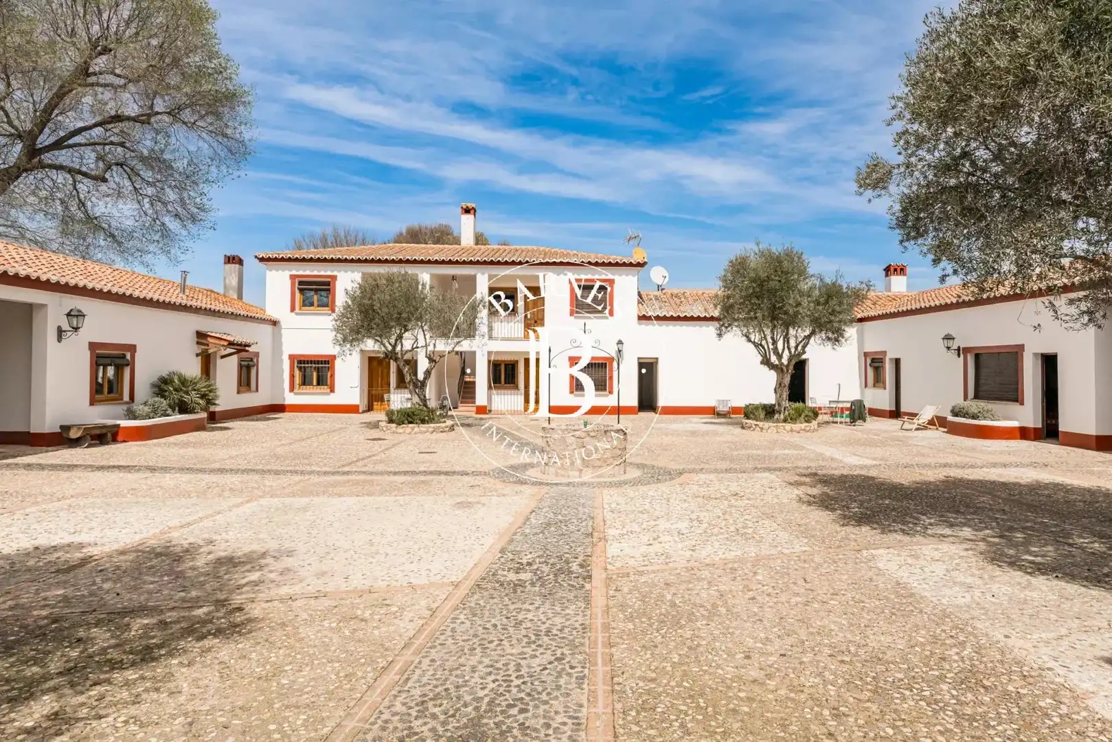 Vista exterior de Casa o chalet en venta en Alcázar de San Juan con Jardín privado, Piscina y Amueblado