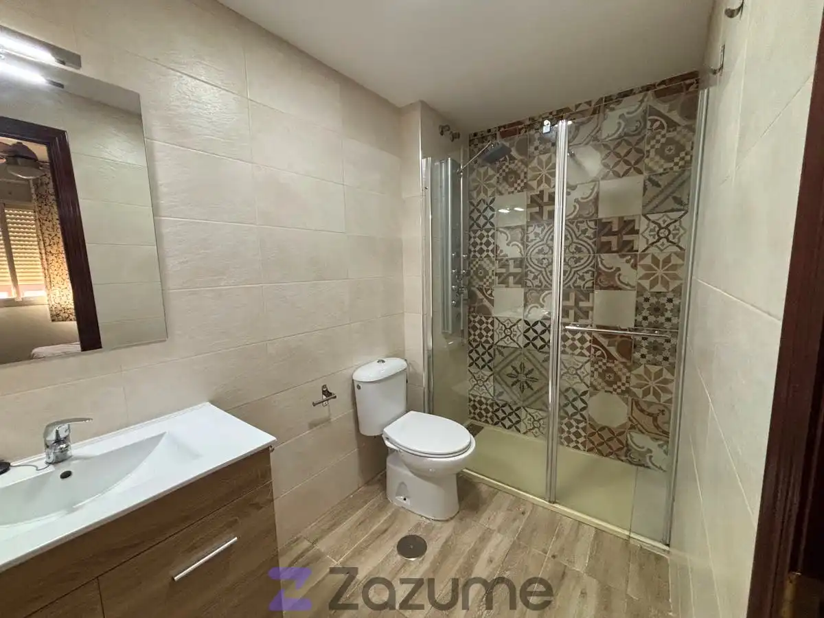 Bathroom of Flat for rent in Montequinto  with Air Conditioner, Terrace and Swimming Pool