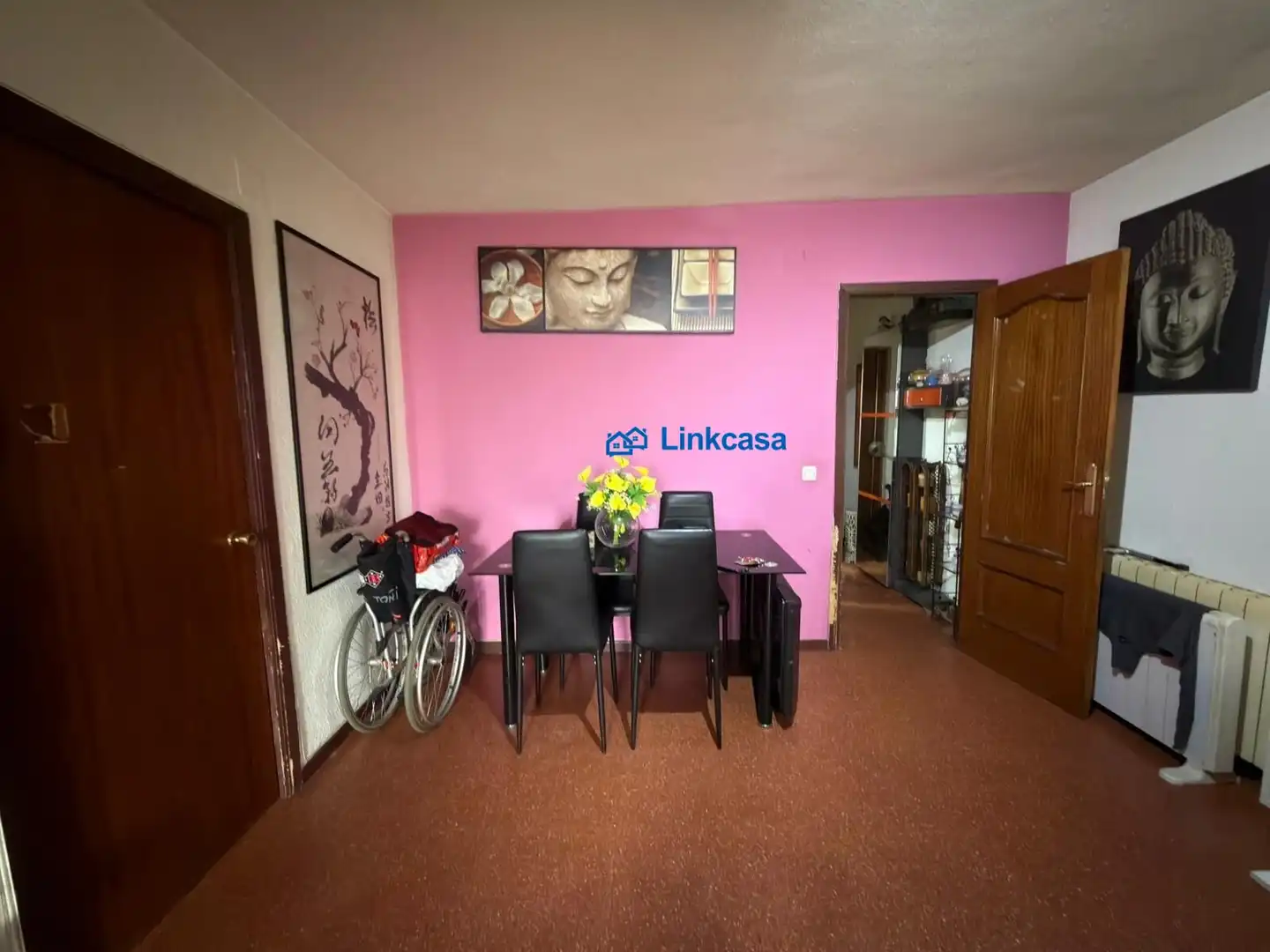 Dining room of Flat for sale in Fuenlabrada  with Air Conditioner, Heating and Balcony