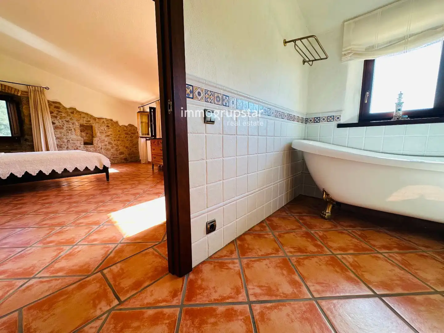 Baño de Finca rústica en venta en Santa Cristina d'Aro con Terraza, Trastero y Piscina