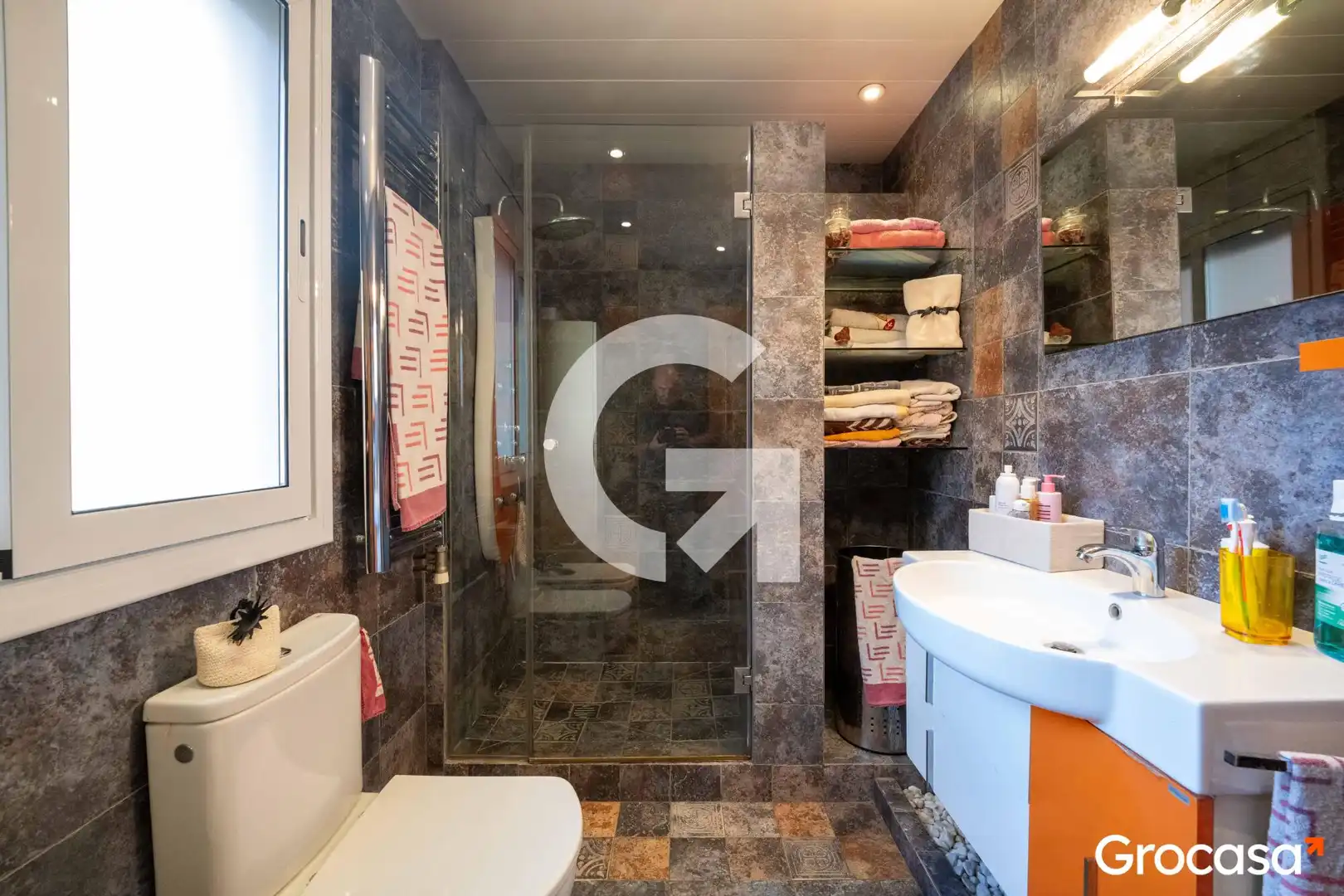 Baño de Dúplex en venta en Granollers con Calefacción, Terraza y Amueblado
