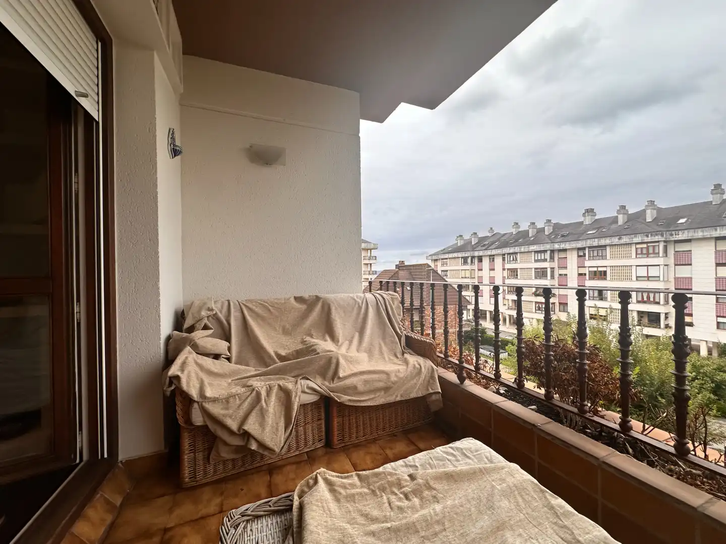 Balcony of Flat for rent in Santander  with Heating, Parquet flooring and Terrace