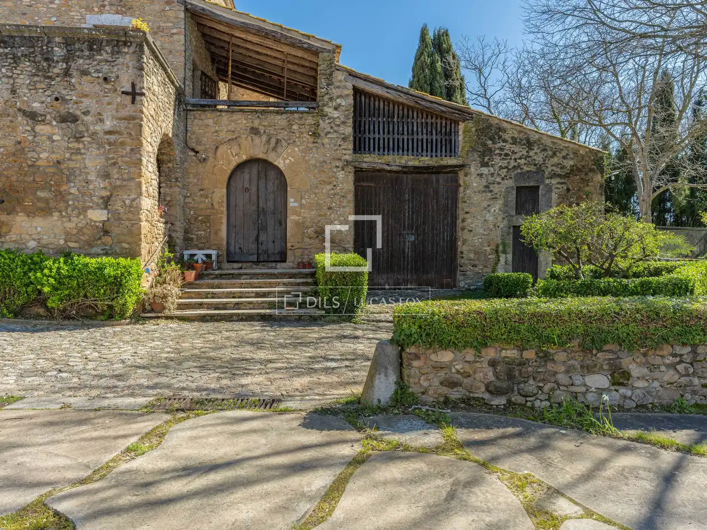 Vista exterior de Finca rústica en venta en Fontcoberta con Calefacción, Jardín privado y Terraza
