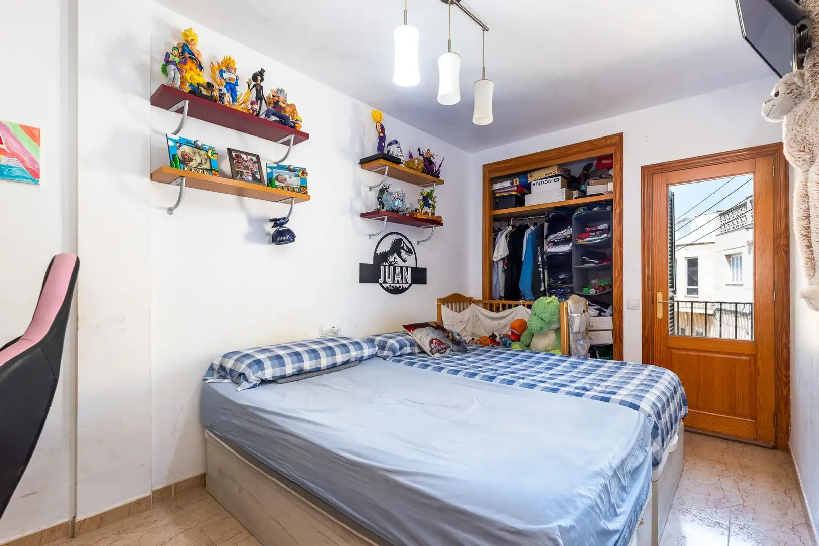 Dormitori de Casa adosada en venda en  Palma de Mallorca amb Aire condicionat, Terrassa i Balcó
