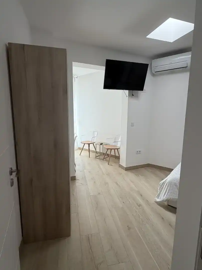 Sala d'estar de Estudi per a compartir en Murcia amb Aire condicionat, Parquet i Piscina