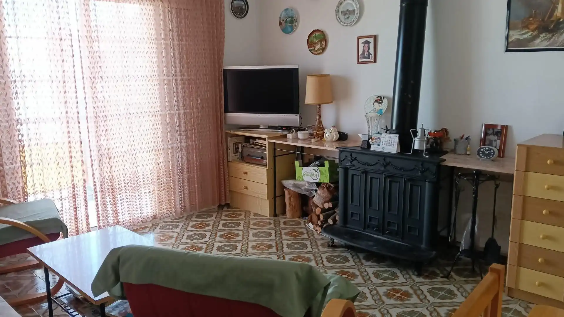 Sala de estar de Piso en venta en Cunit con Aire acondicionado, Amueblado y Horno