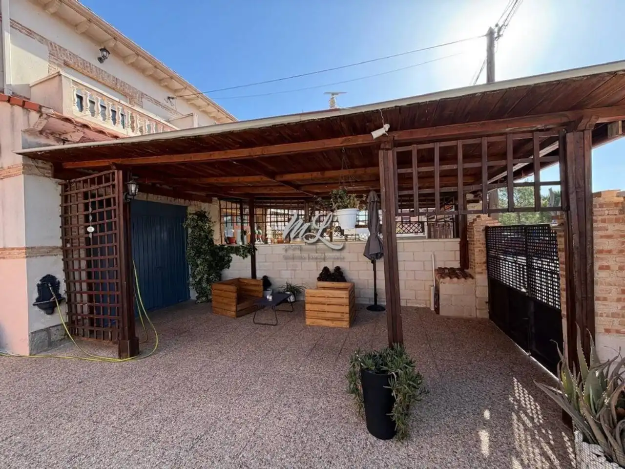 Terrassa de Casa adosada en venda en Villamiel de Toledo