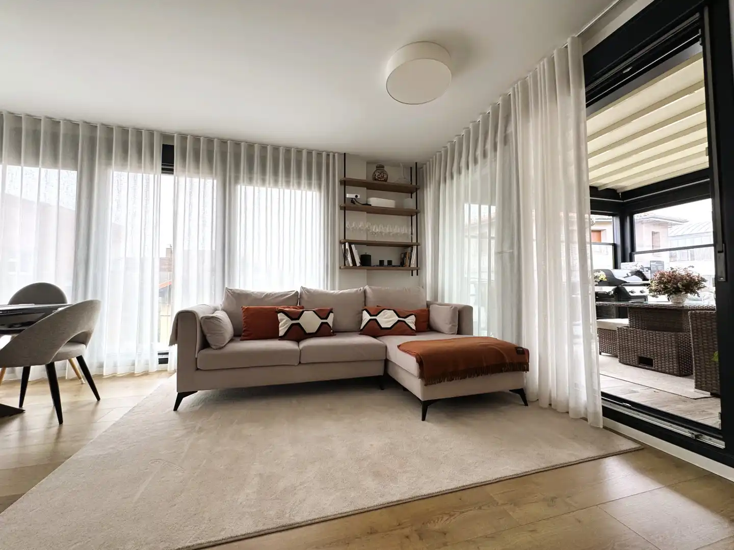Sala de estar de Dúplex en venta en Getxo  con Aire acondicionado, Calefacción y Jardín privado