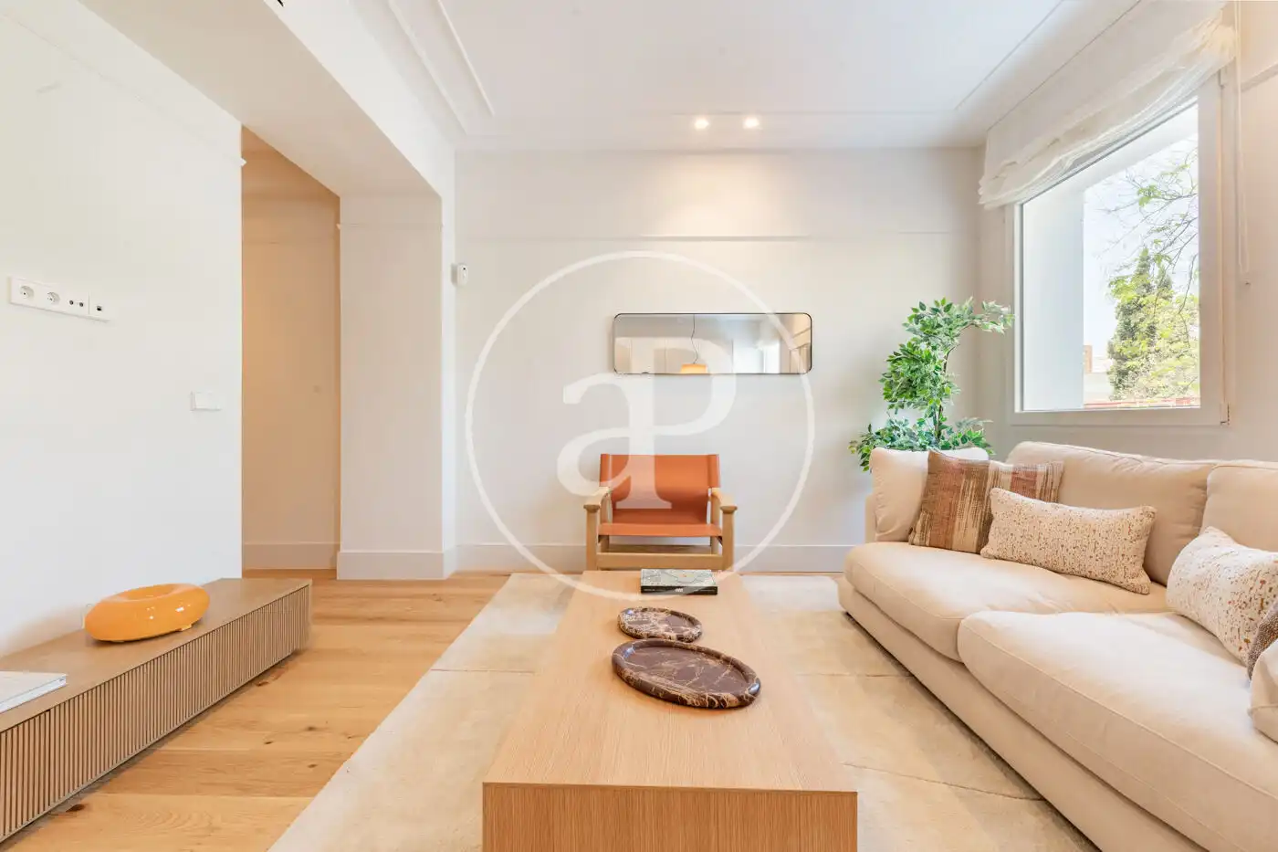 Living room of Flat for sale in Madrid  with Air Conditioner and Heating