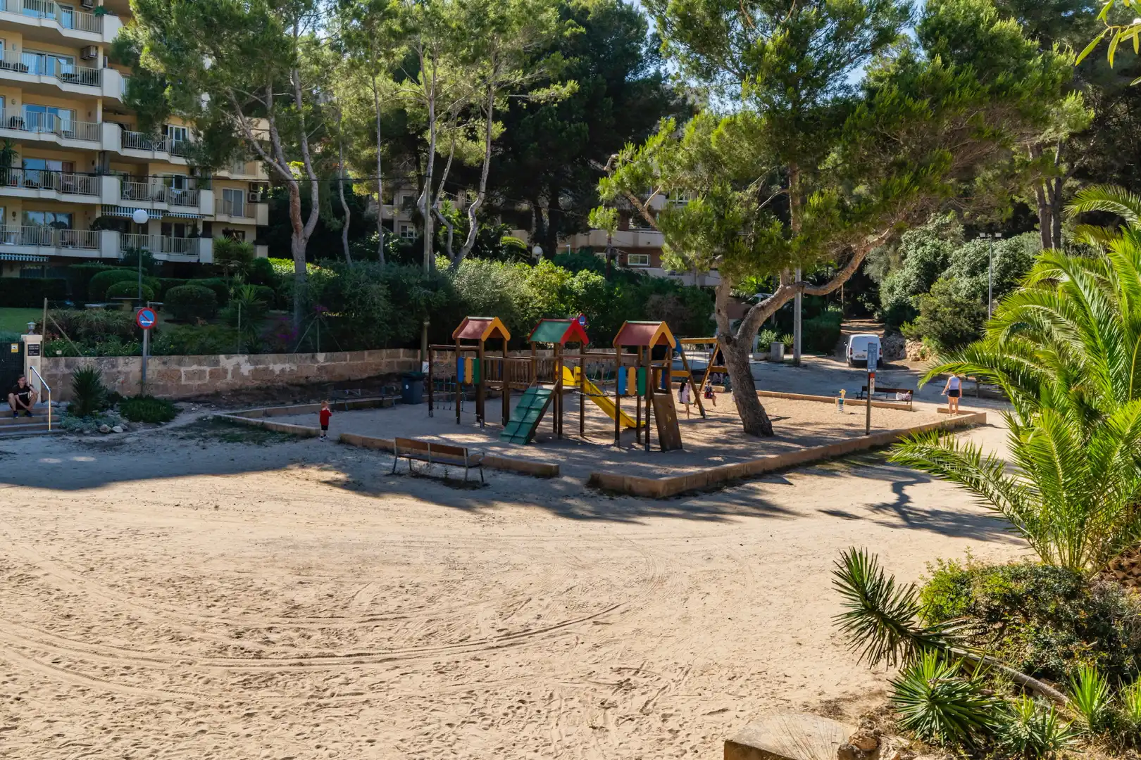 Garten von Wohnungen zur Miete in Calvià mit Klimaanlage, Heizung und Möbliert