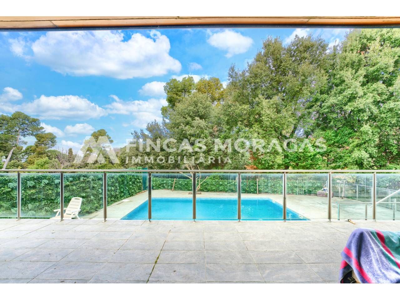 Swimming pool of House or chalet for sale in Sant Cugat del Vallès  with Air Conditioner, Heating and Private garden