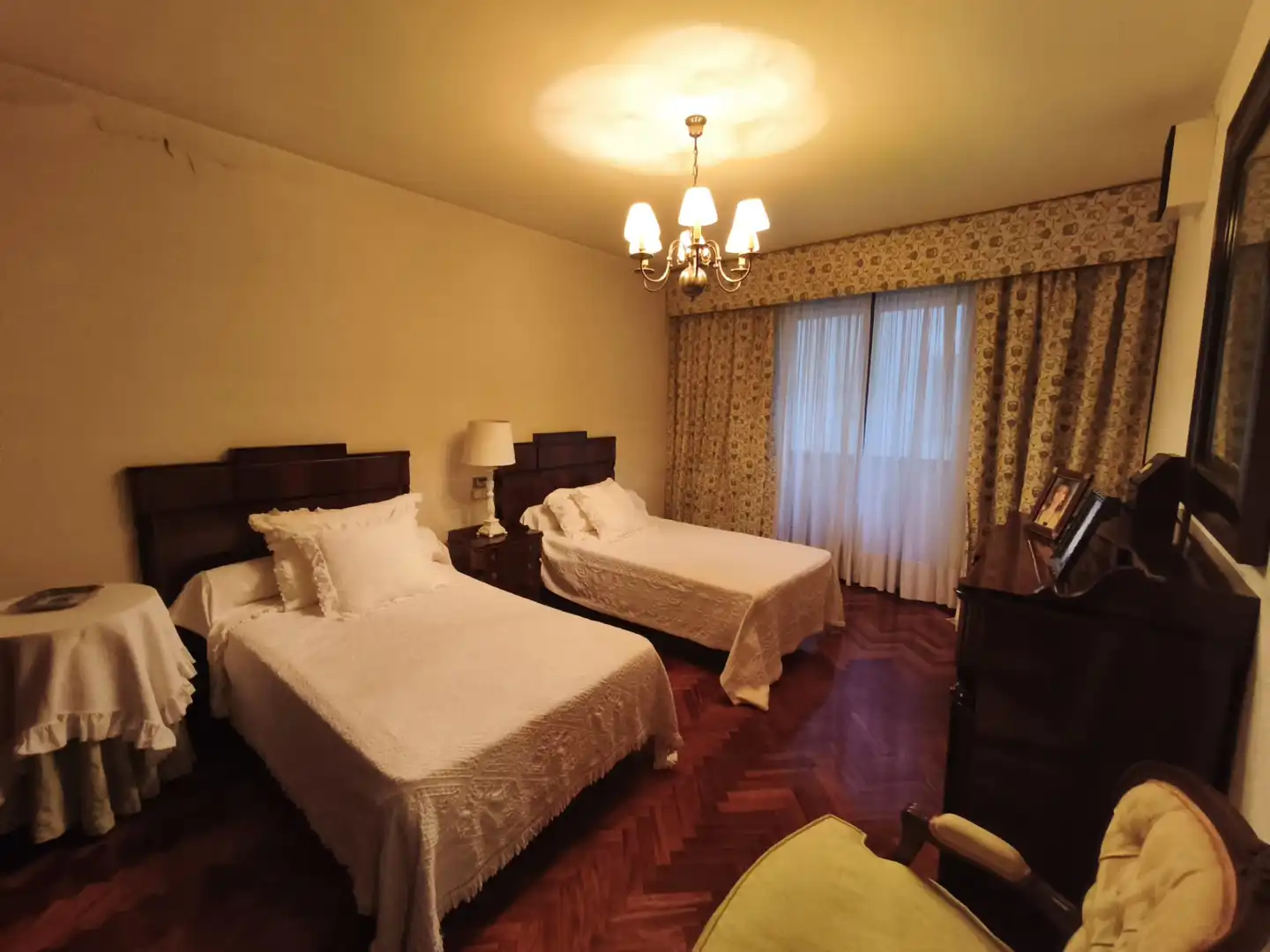 Bedroom of Flat for sale in Ourense Capital   with Heating, Parquet flooring and Storage room