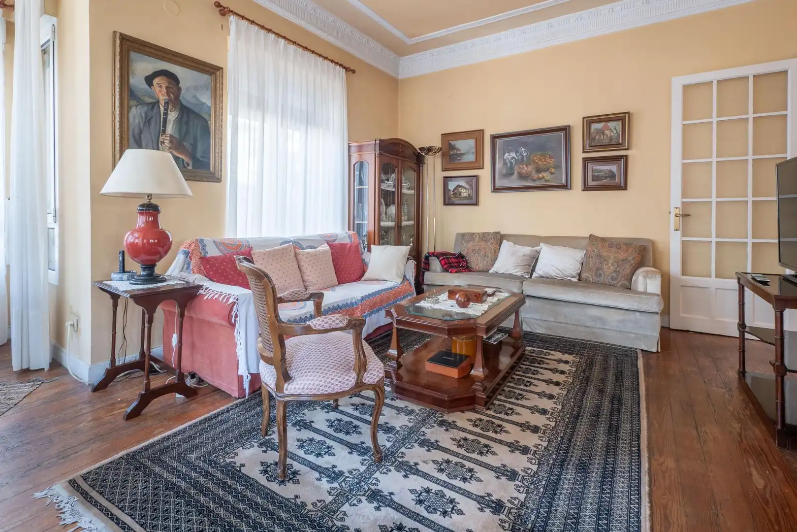 Sala de estar de Piso en venta en Donostia - San Sebastián  con Calefacción