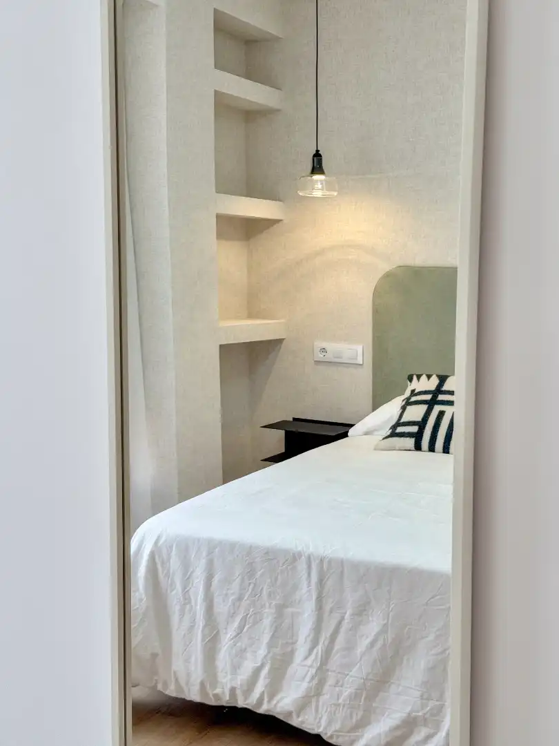 Habitación de Apartamento de alquiler en Vilagarcía de Arousa con Calefacción, Amueblado y Horno
