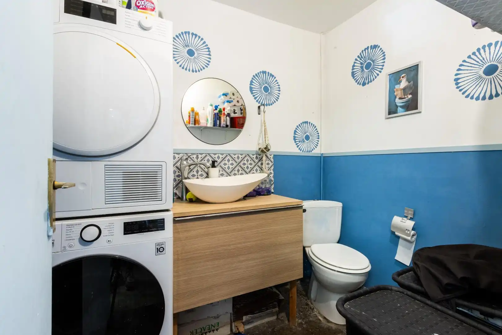 Badezimmer von Einfamilien-Reihenhaus zum Verkauf in Terrassa mit Heizung und Terrasse