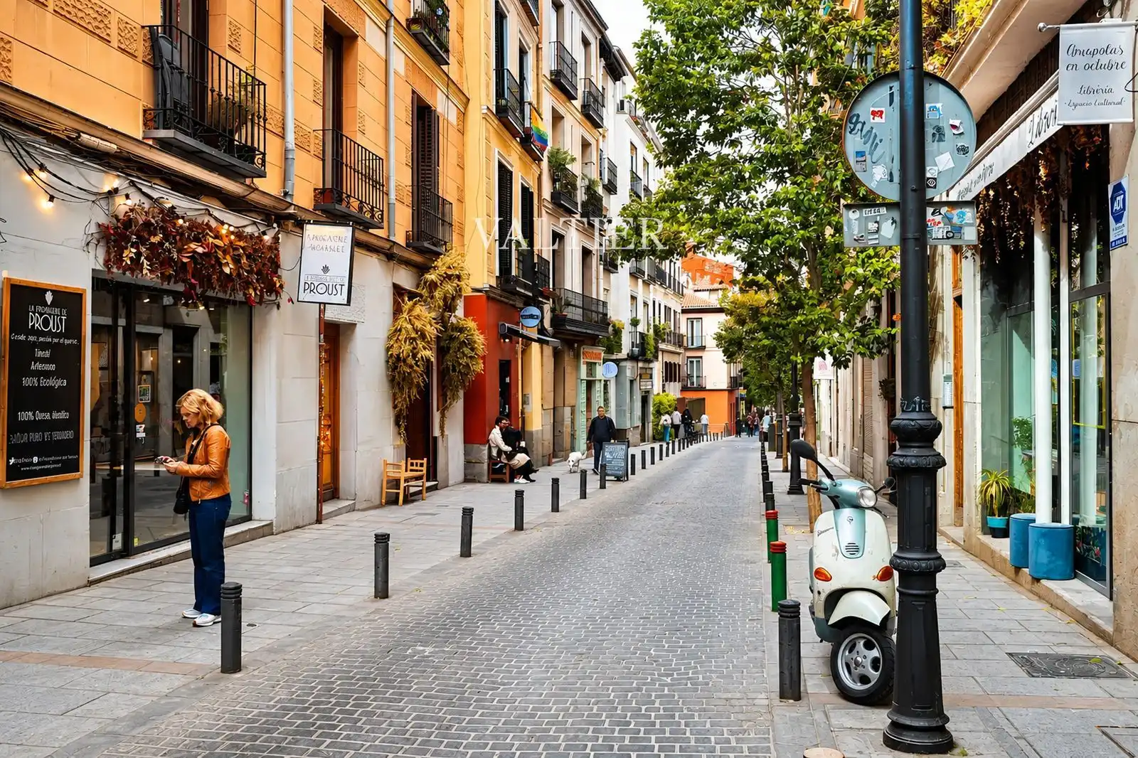 Vista exterior de Pis de lloguer en Madrid amb Terrassa i Moblat