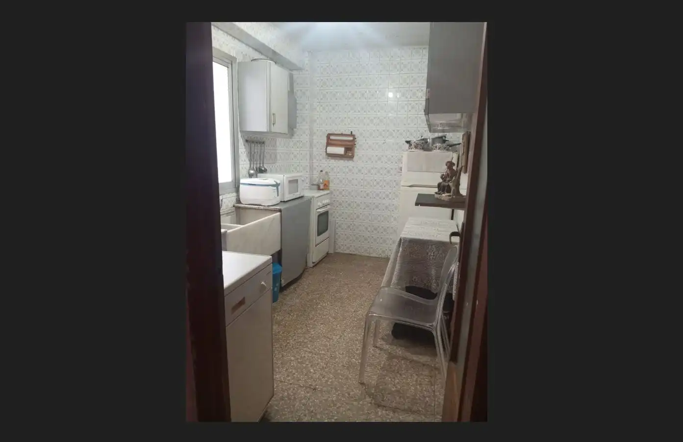 Cocina de Piso en venta en Valencia con Terraza, Amueblado y Lavadora
