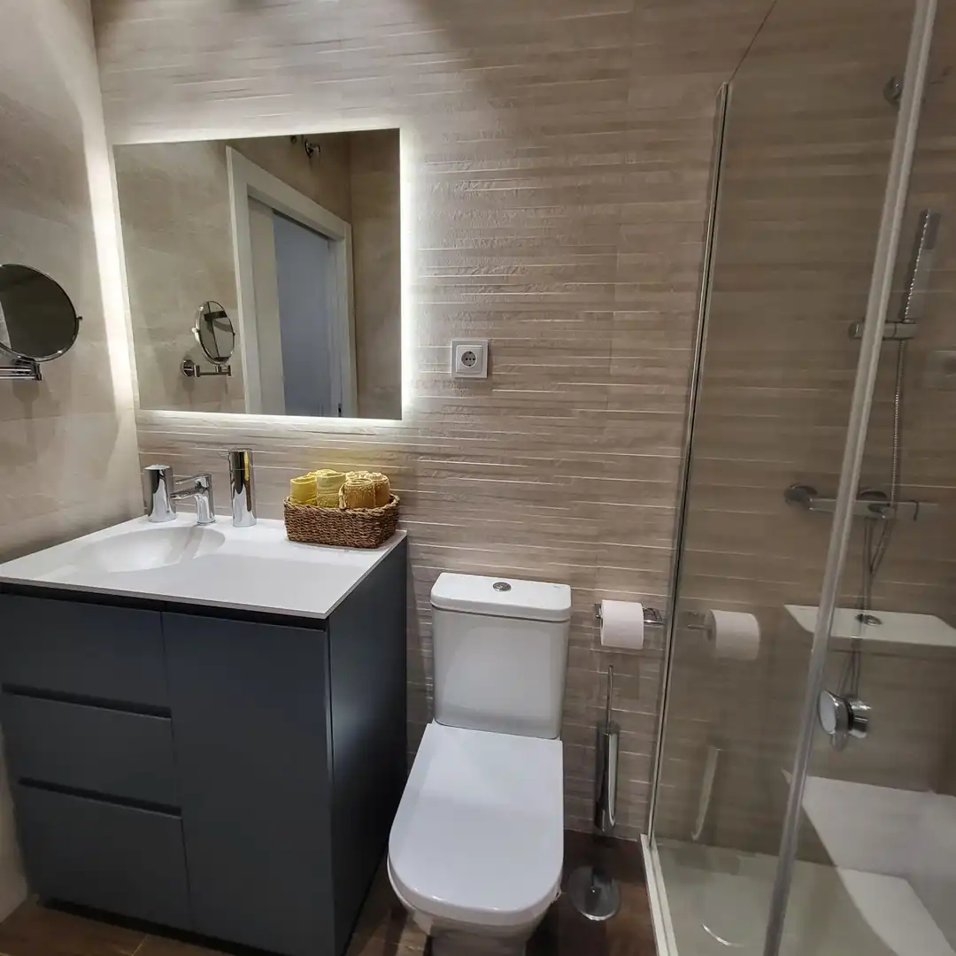 Bany de Apartament de lloguer en Ávila amb Traster i Moblat