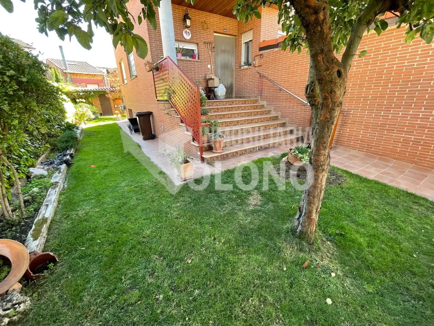 Jardí de Casa adosada en venda en Alesanco amb Calefacció, Jardí privat i Parquet