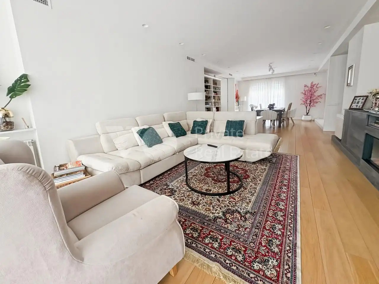 Living room of Houses for sale in Boadilla del Monte  with Air Conditioner, Heating and Private garden