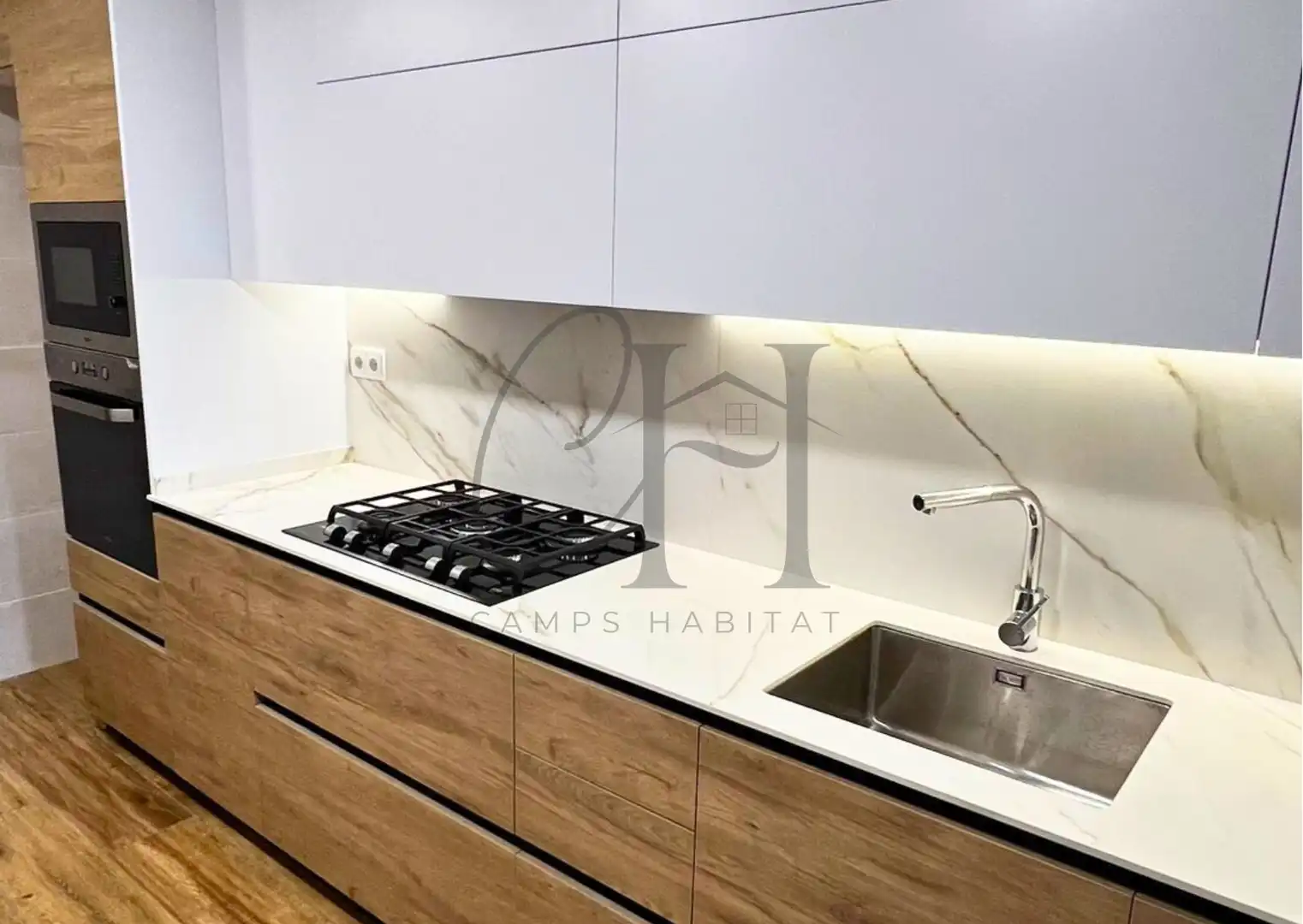 Kitchen of Flat for sale in Viladecans  with Air Conditioner, Heating and Parquet flooring