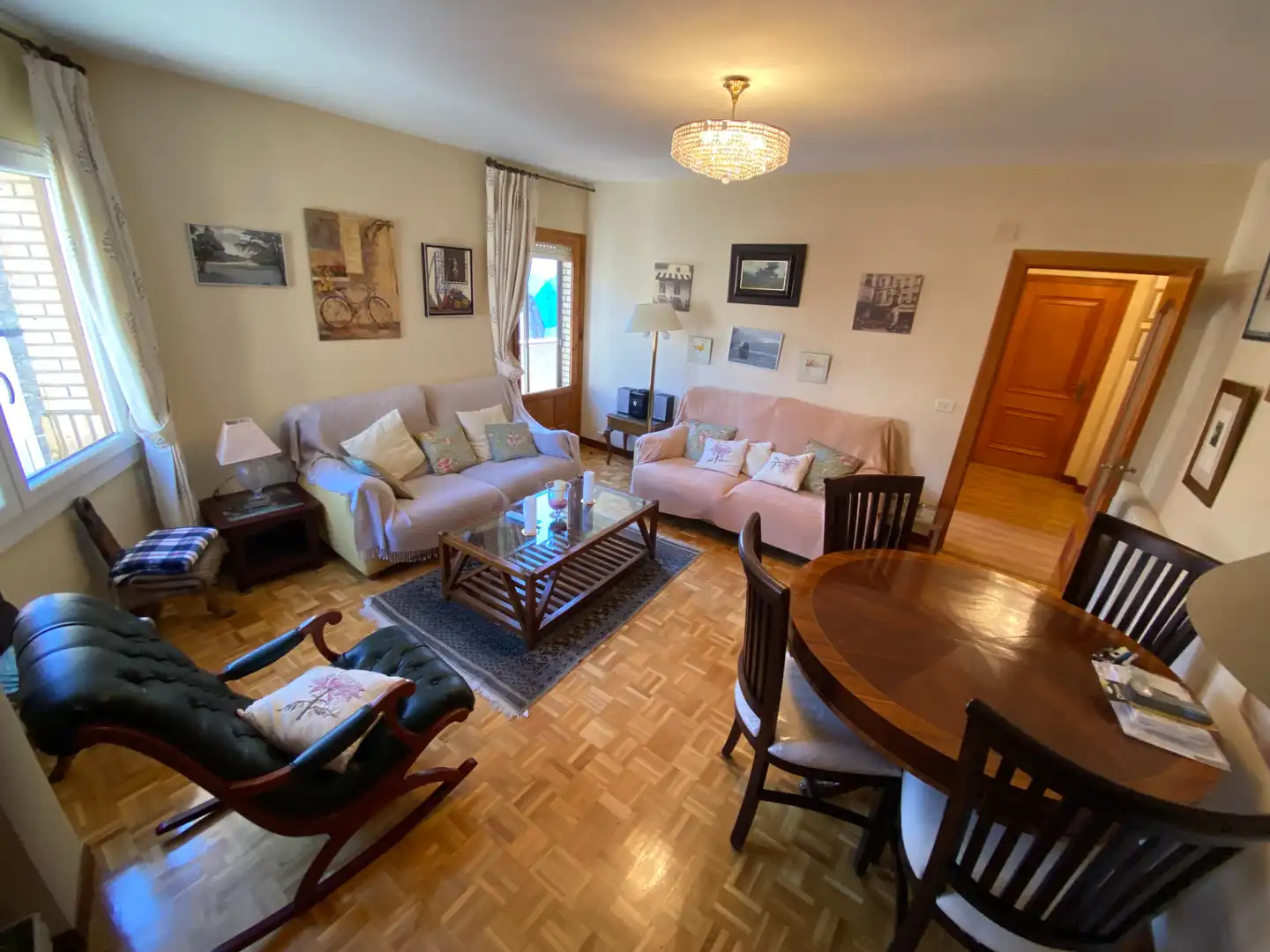 Living room of Flat for sale in Fitero  with Heating, Parquet flooring and Terrace