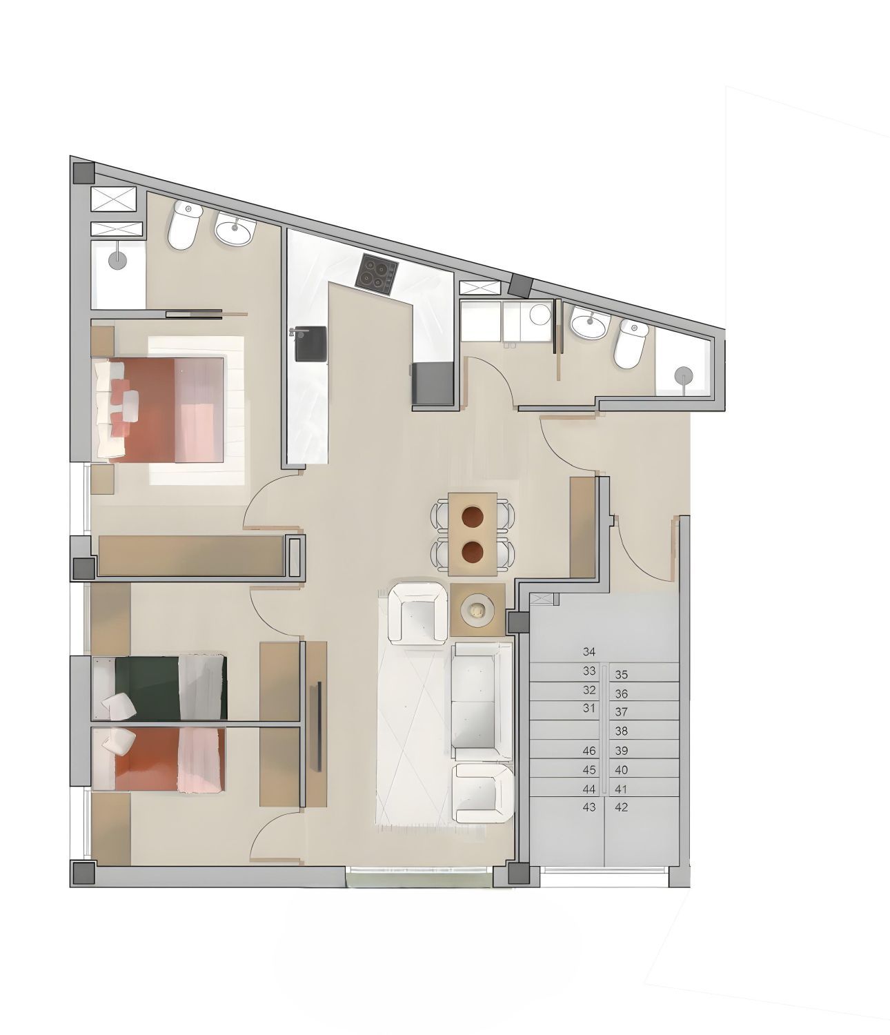 Flat for sale in Corbera de Llobregat  with Air Conditioner, Heating and Parquet flooring