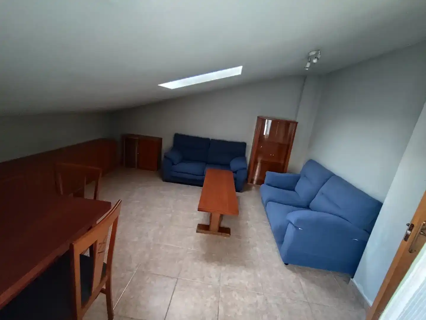 Living room of Flat for rent in Cistérniga  with Furnished
