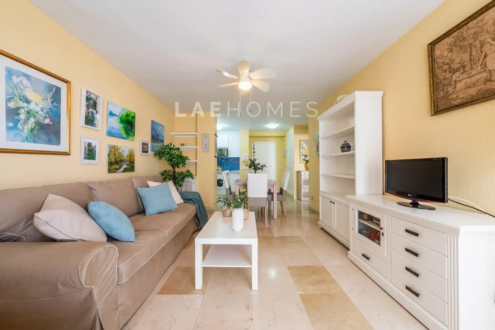 Sala de estar de Apartamento en venta en Marbella con Terraza