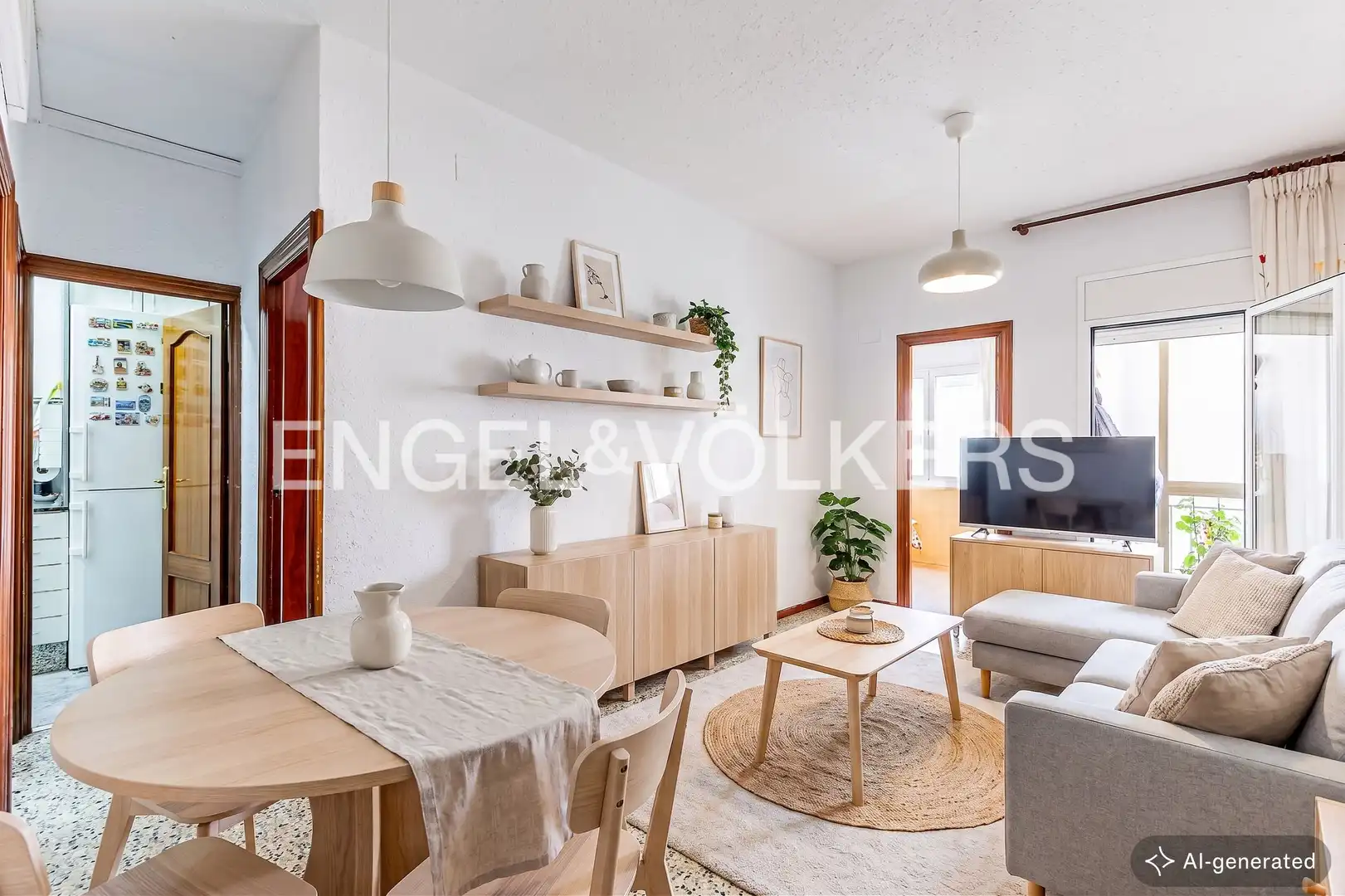 Sala de estar de Piso en venta en Barcelona con Aire acondicionado, Calefacción y Balcón