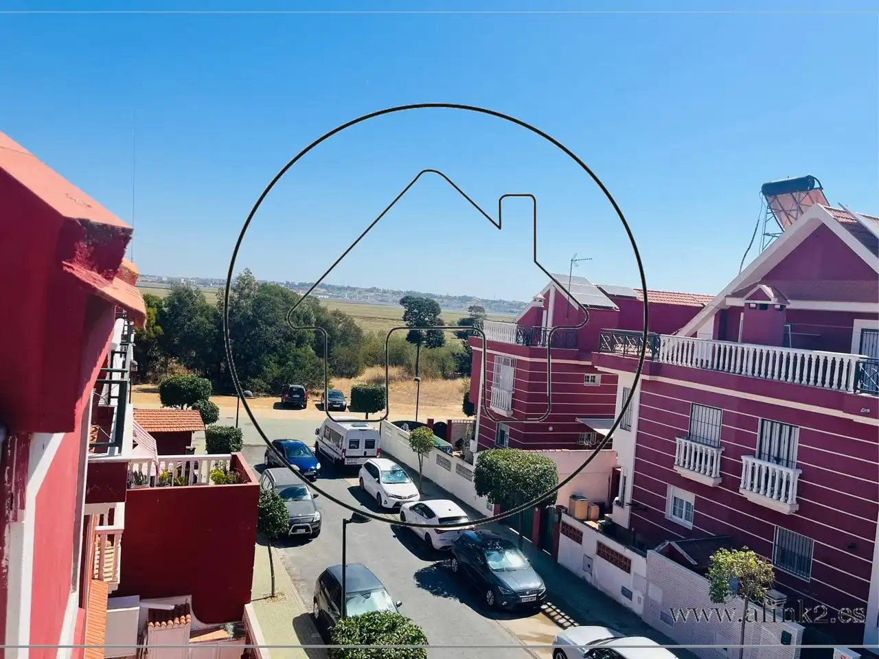 Exterior view of Houses for sale in Aljaraque  with Air Conditioner and Terrace