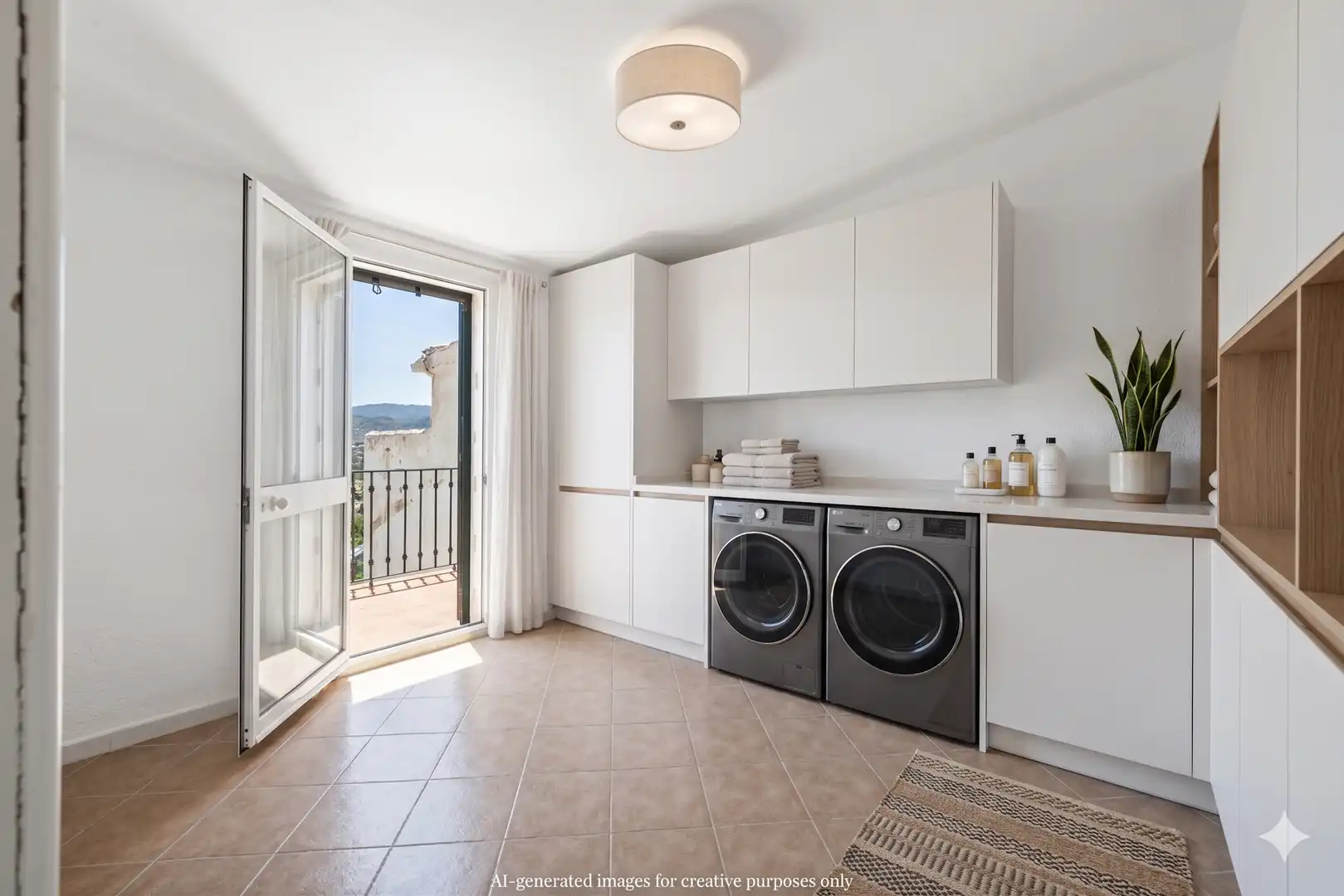 Terraza de Casa adosada en venta en Mijas con Aire acondicionado, Jardín privado y Terraza