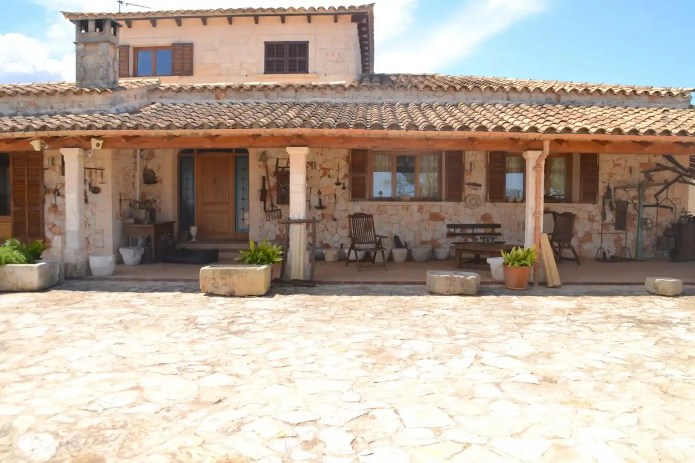 Casa rústica amb piscina en venda a Santa Margalida Poble