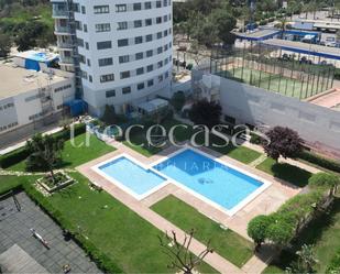 Swimming pool of Flat to rent in  Valencia Capital  with Air Conditioner, Parquet flooring and Terrace
