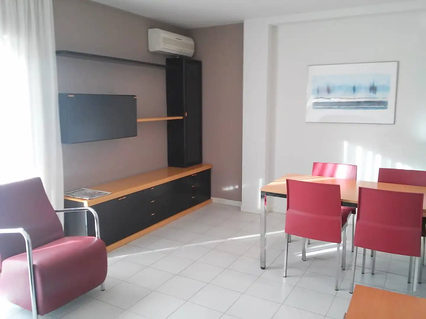 Wohnzimmer von Wohnungen zur Miete in Lleida mit Klimaanlage, Heizung und Möbliert
