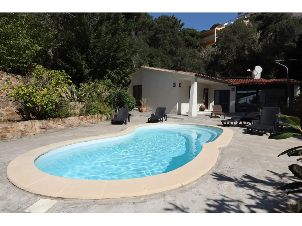 Piscina de Casa o chalet en venta en Lloret de Mar con Calefacción, Jardín privado y Terraza
